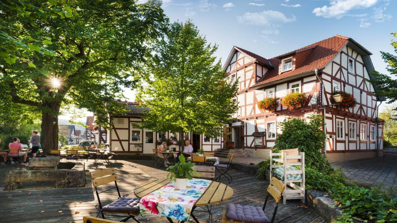 Landhotel Gemeindeschaenke Wanfried Exterior foto